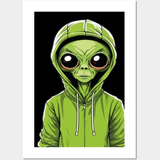 This Is My Human Custome I'm Really An Alien Posters and Art